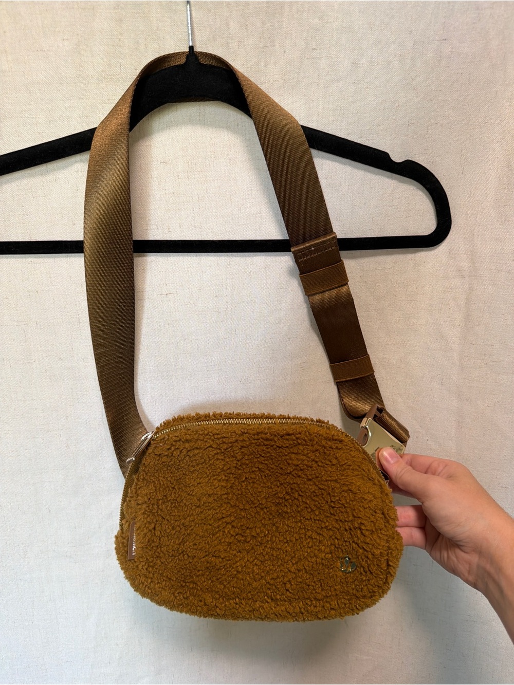NWOT Lululemon burnt caramel brown sherpa 1L everywhere belt bag fanny pack